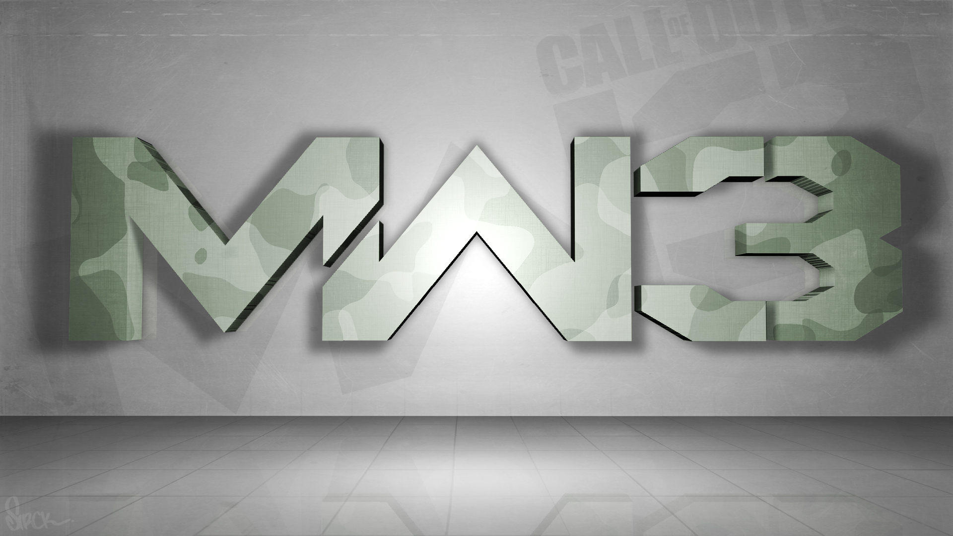 MW3 3D Wallpaper