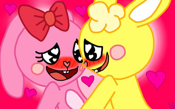 Cuddi Cuddy x Cuddles (For Cuddles Nam) by SugarPinkWolf on DeviantArt