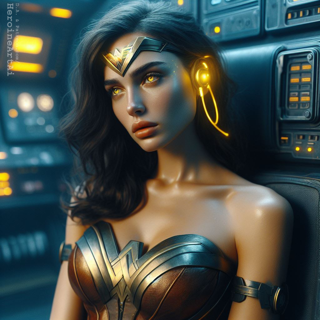 Woman In Control Future Wonder Woman Mind Control Device (1) by HeroineArtAi on DeviantArt