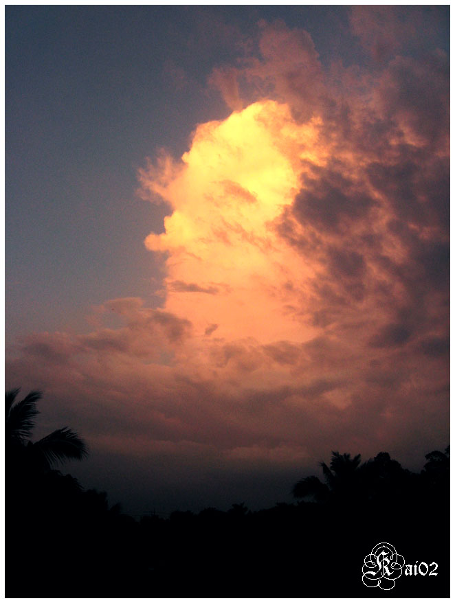 the face among the clouds