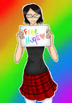 3rd dA ID - Free Hugs by MisakiTheHugger