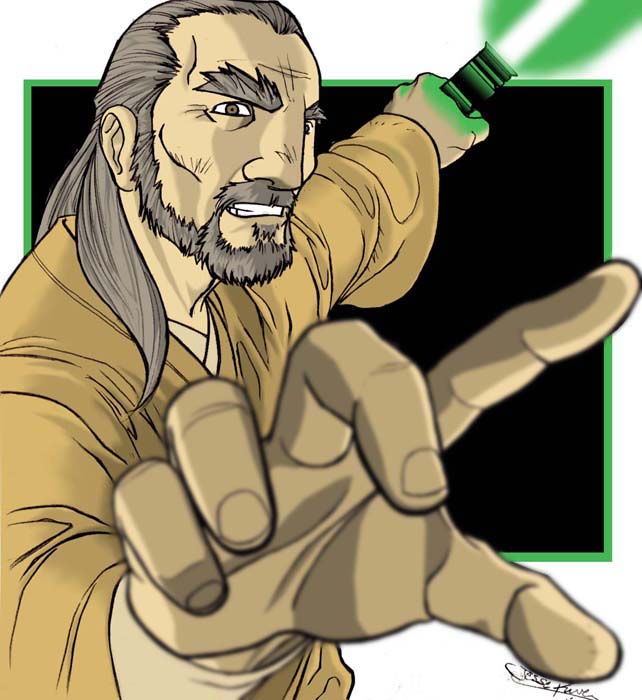 Jedi Masters Qui-Gon Jinn and Obi-Wan Kenobi by celedansuniverse on  DeviantArt