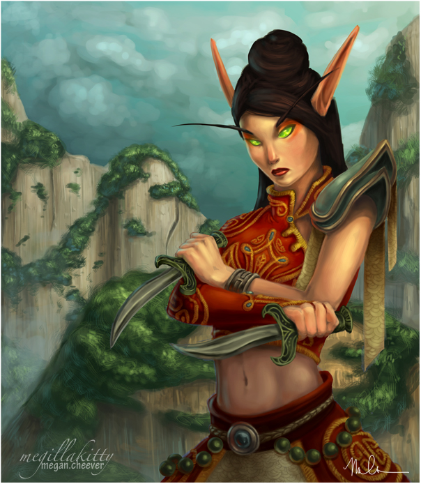 Jade Forest Blood Elf