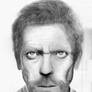 Photorealistic drawing of Hugh Laurie (Dr. House)