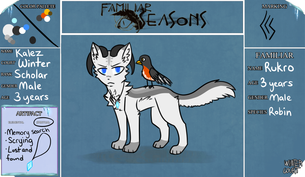 Familiar Seasons Application || Kalez and Rukro