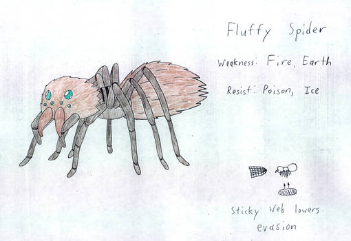 EBF5 Foe Competition:  Fluffy Spider