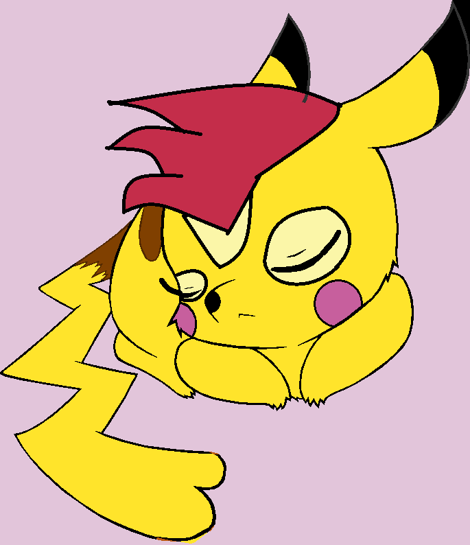 Me as a Pikachu sleep