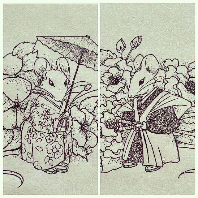 Japan Mouse Design Japanese mice by MrsPopsicle on DeviantArt
