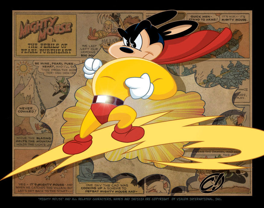 Lightning Strikes - Here Comes MIGHTY MOUSE!