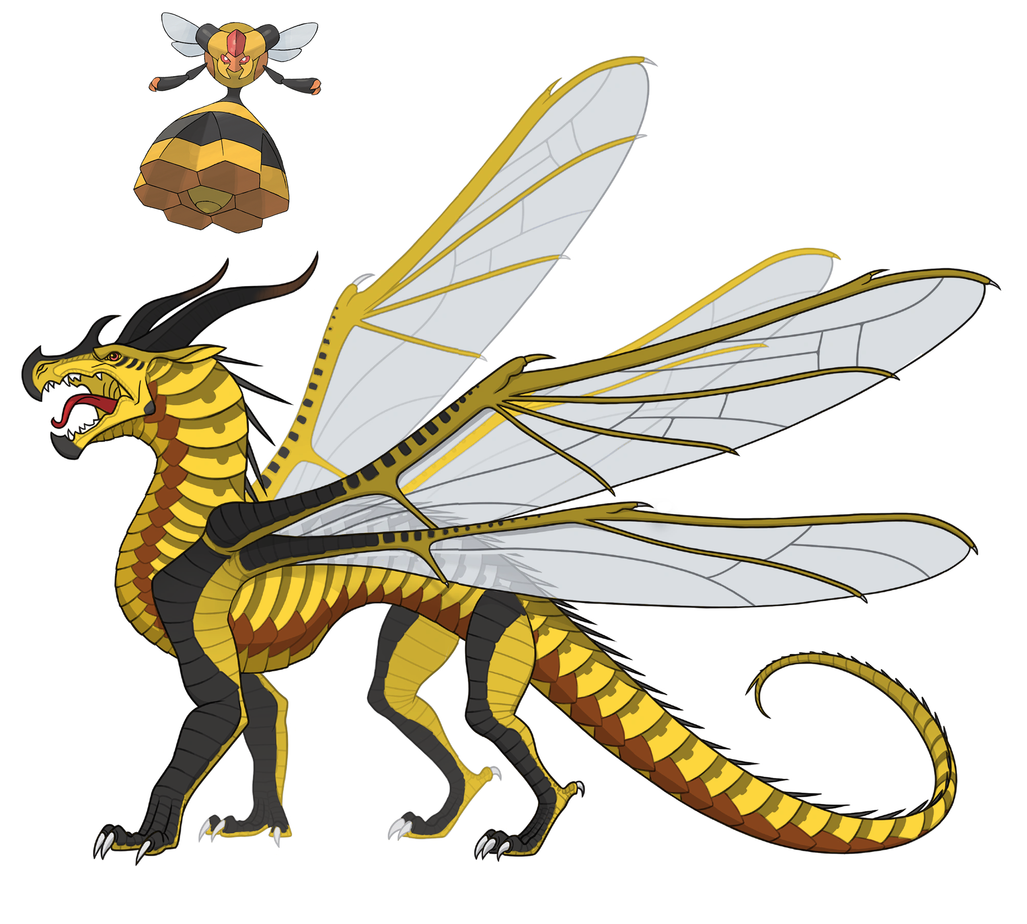 Junix Insect Drawing Vespaqueen Hivewing (Junix) by SunnyZaigan on DeviantArt