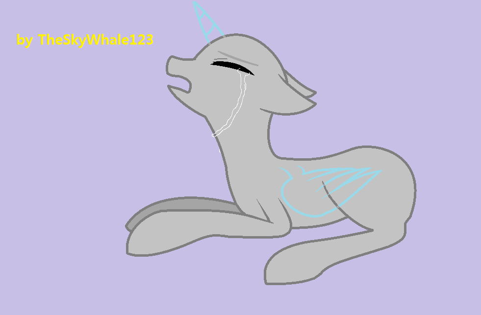 MLP Crying base by TheSkyWhale123 on DeviantArt