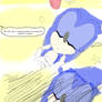 sonic learns to swim!