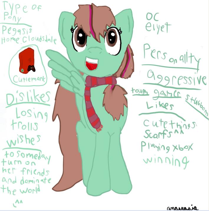 Elyet the pony (Me as a pony with a diffrent name)