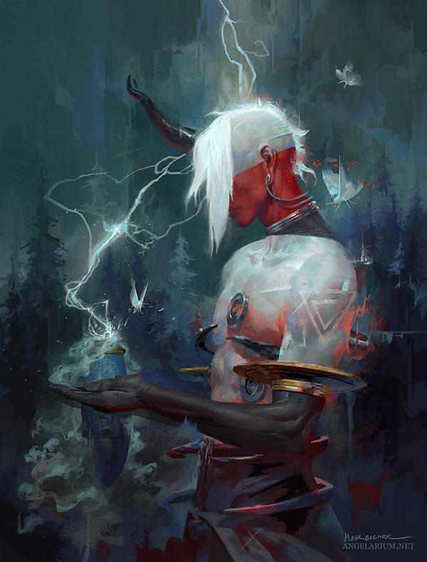 Baraqiel, The Living Vessel by PeteMohrbacher