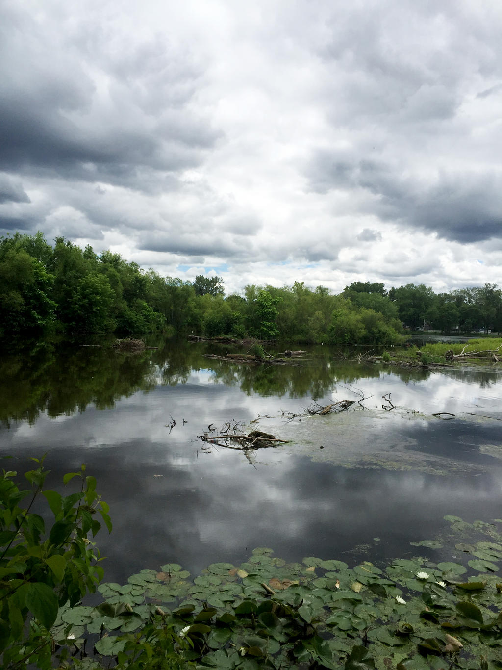 Clouds over Hanover Pond