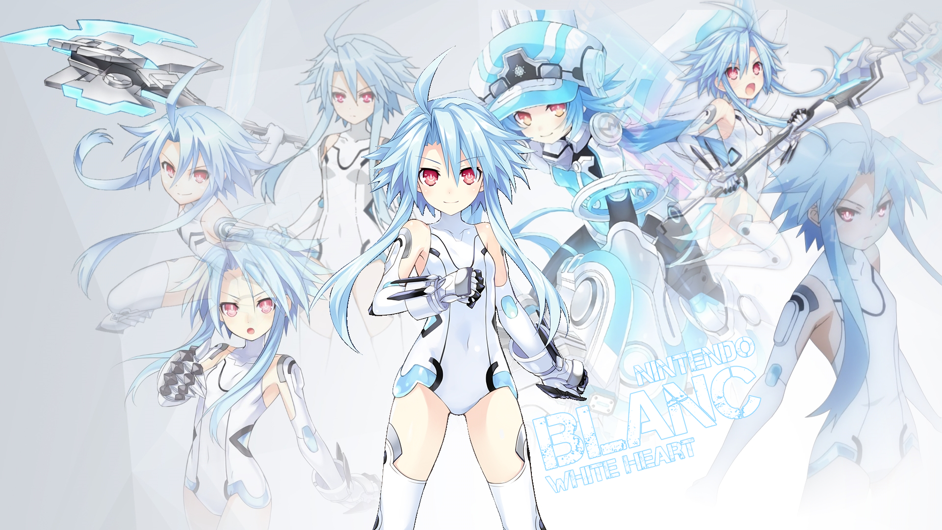 Hyperdimension Neptunia Blanc Wallpaper Ver2 By Tsadeek On Hyperdimension Neptunia Blanc Wallpaper Ver2 By Tsadeek On