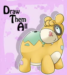 Draw Them All Mascot