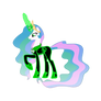 Princess Celestia the Green Lantern