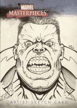 UD Sketchcard 2007 Hulk