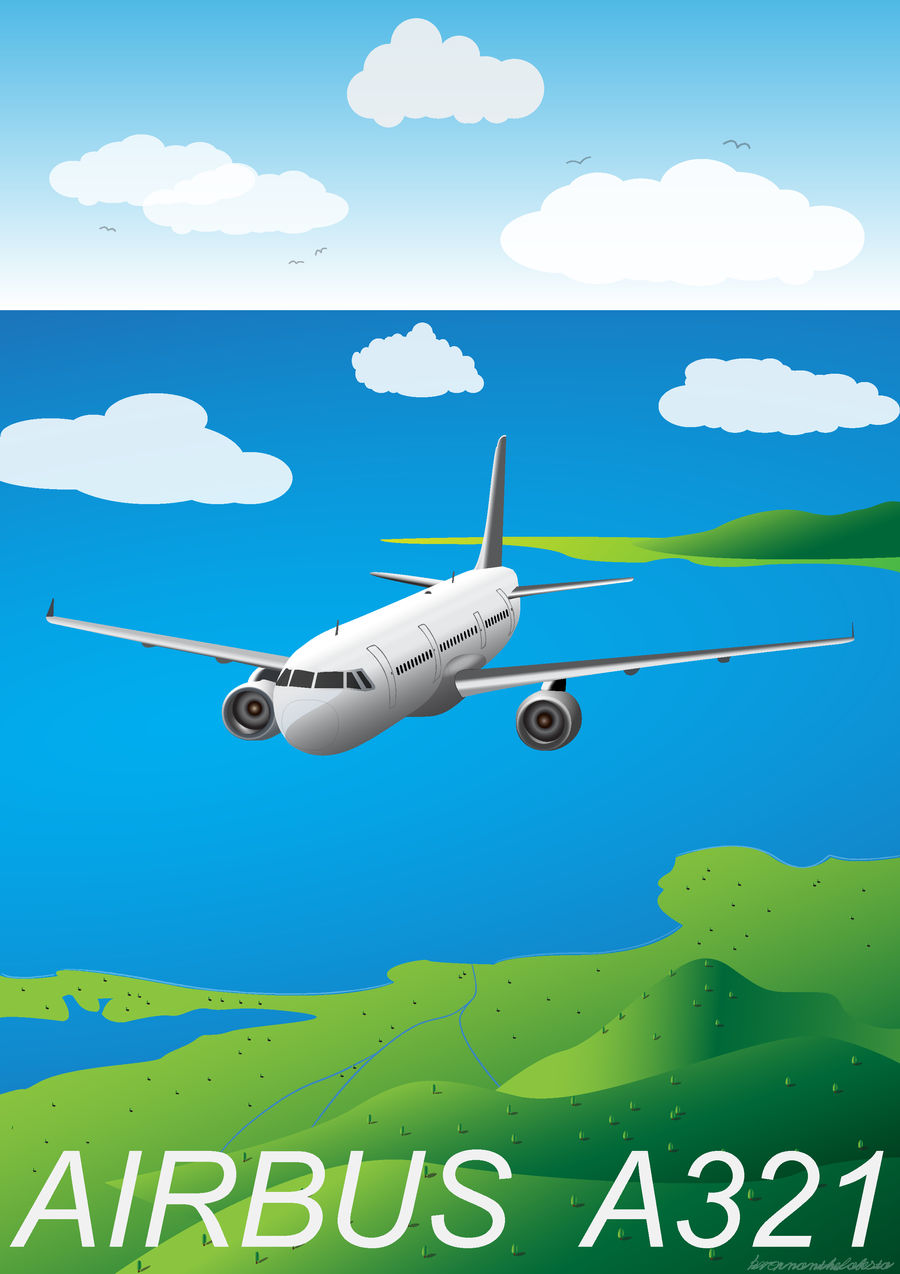 A321 Vector A321 Airliner Vector Poster by KvornanTheLafesta on DeviantArt