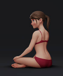 Megan pose 2 3D test