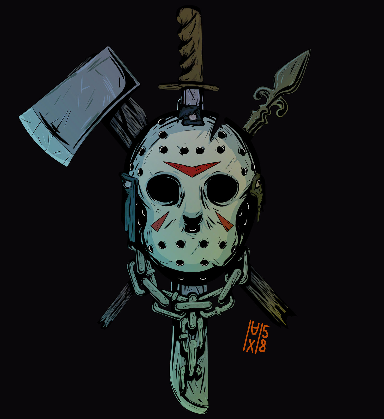 Friday the 13th Jason Voorhees by Max58Art on DeviantArt