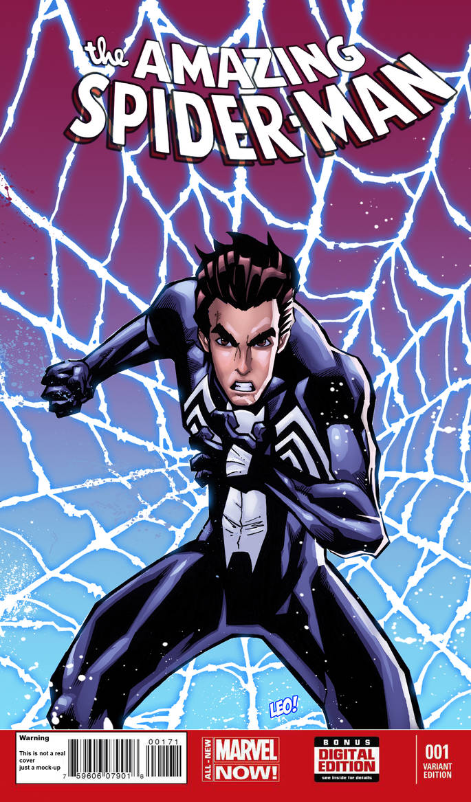 Peter Parker Black suit comission Color ! by SpideyCreed on DeviantArt