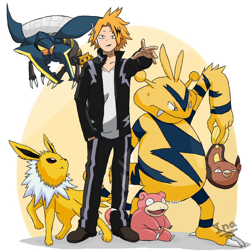 Denki Kaminari Pokemon Team by Inarupoo on DeviantArt