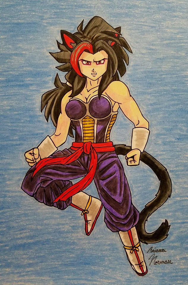 Commission- Rose Female Saiyan by BrianaNorman22 on DeviantArt