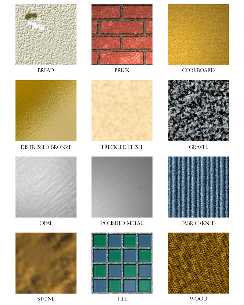 Texture Sample Sheet by NaiveNarcotic77 on DeviantArt
