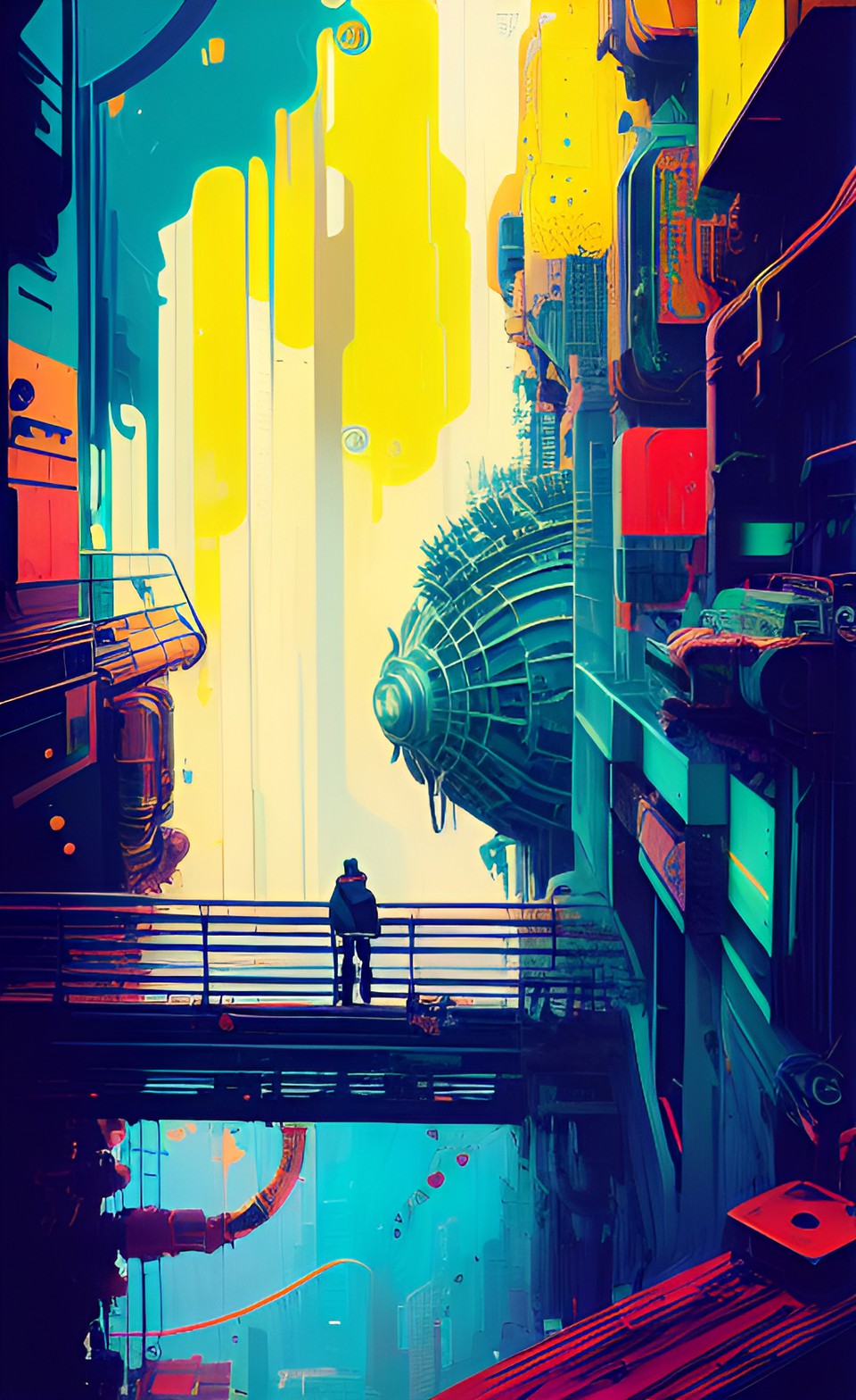 The machine city of the idealists by superilluminar on DeviantArt