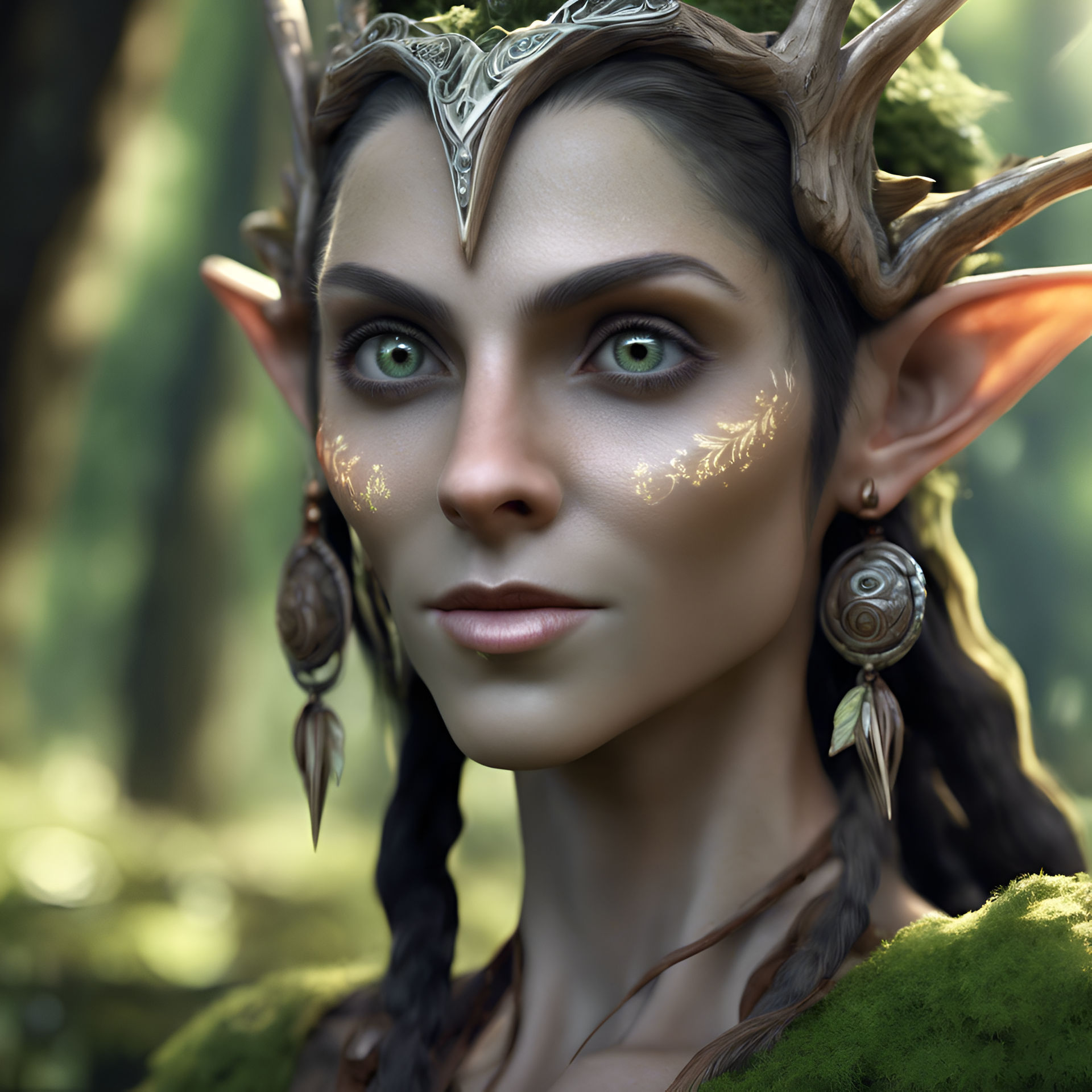 Elf Portrait - SDXL by superilluminar on DeviantArt