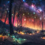 Magic Night Forest - SDXL