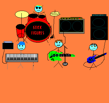 The Amazing Stick Figure Band by kloreen on DeviantArt