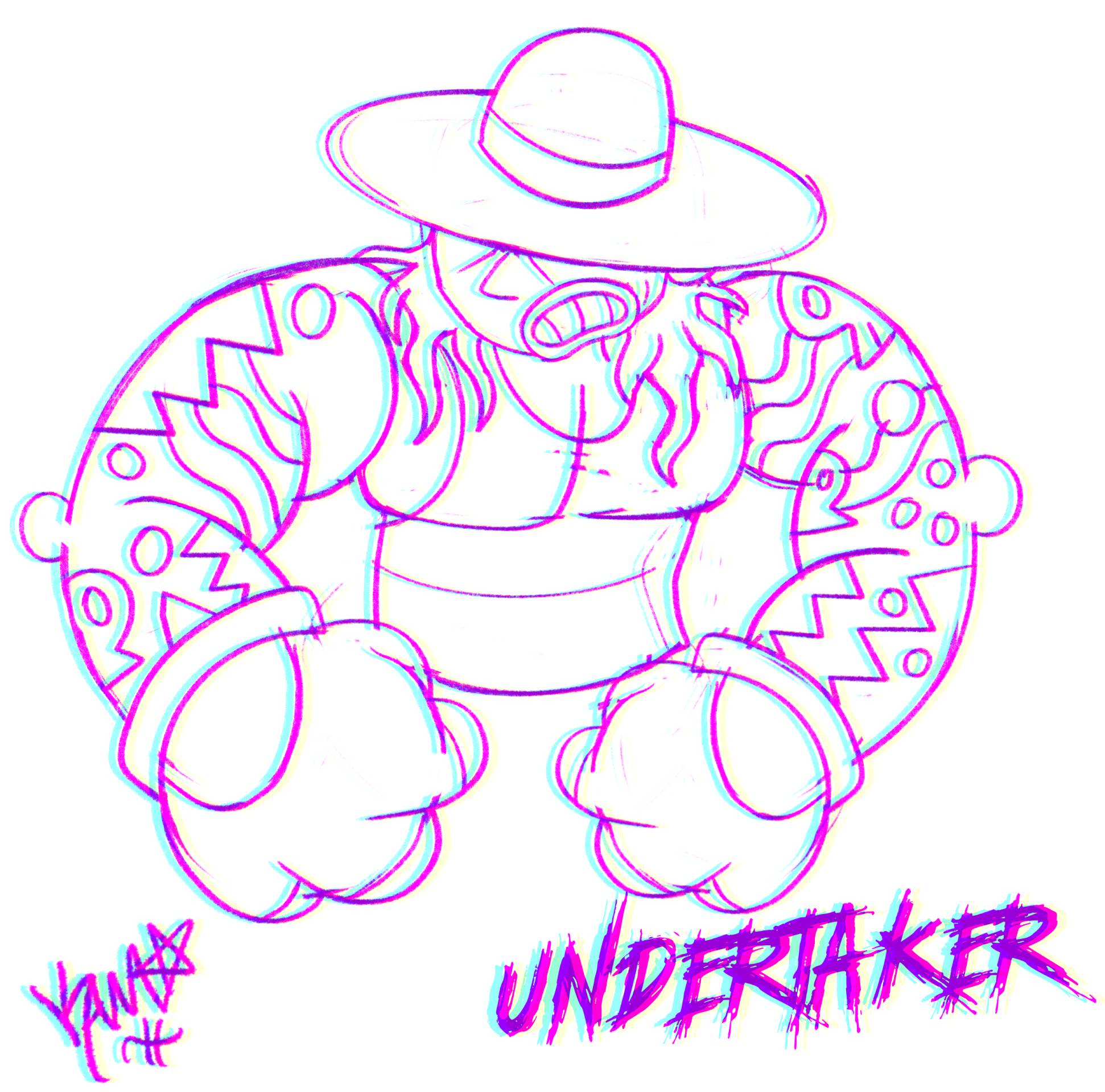 Undertaker Pattern undertaker doodle by RageTheHedgehog on DeviantArt