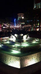 Mosaic Fountain in Downtown Disney