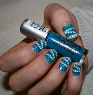 Blue Nail Art