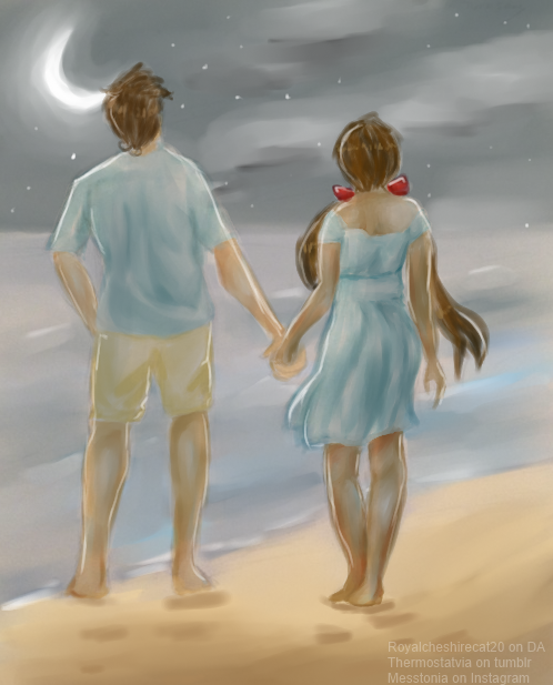 The Moon and the Ocean (Day 1 of OTP challenge)