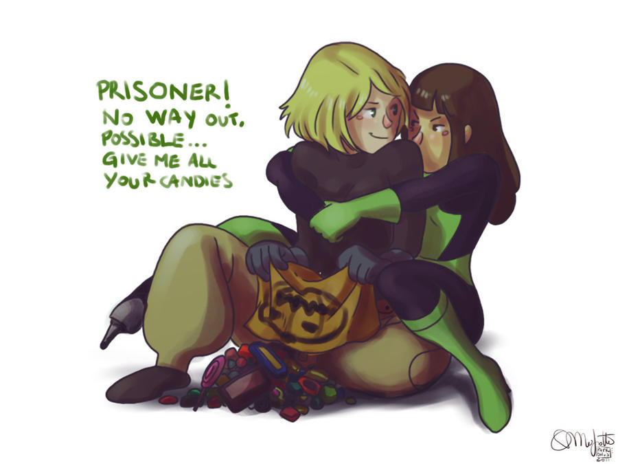 Faberry Halloween Kim and Shego