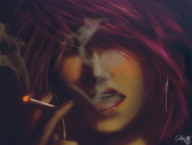 Quinn Smoke And Pink By Patronustrip On Deviantart