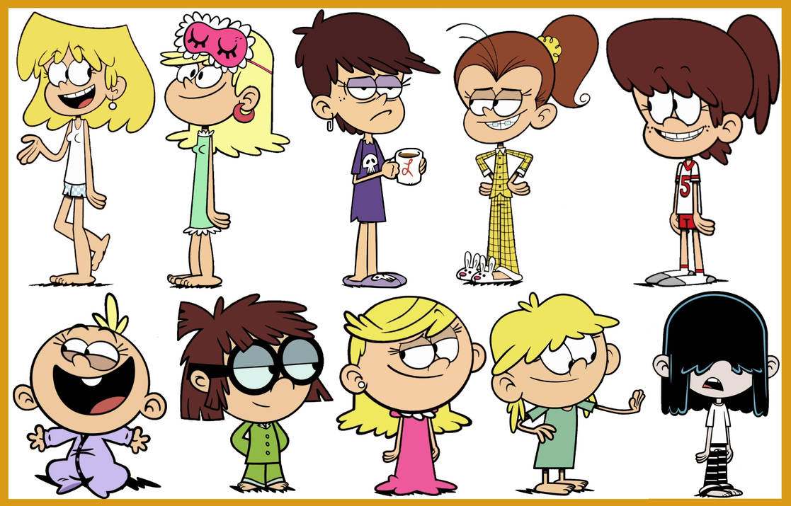 The Loud Sisters Bedtime By 9moviefangirl On DeviantArt the-loud-sisters-bedtime-by-9moviefangirl-on-deviantart