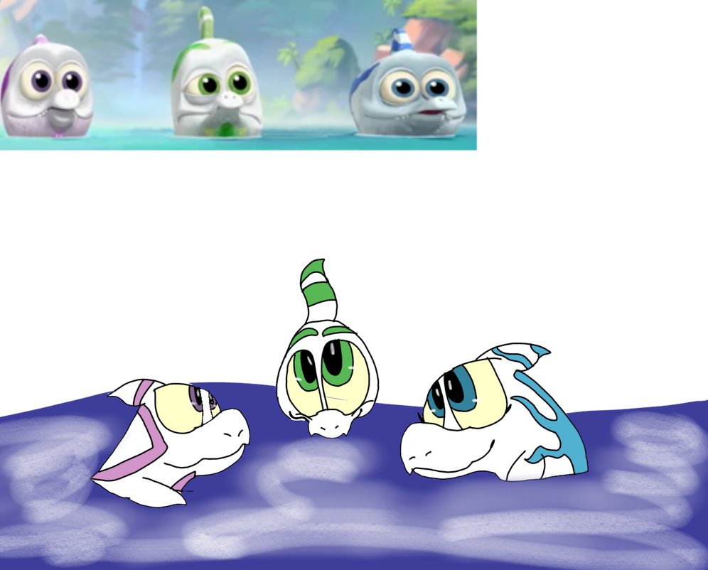 Plonk, plunk and plink Redraw by DrakroSeawing on DeviantArt