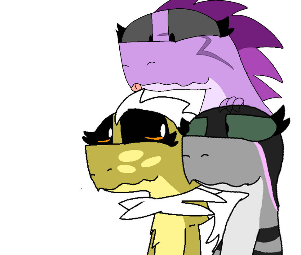 Rose Raptor Raptor girls Hanging out by DrakroSeawing on DeviantArt