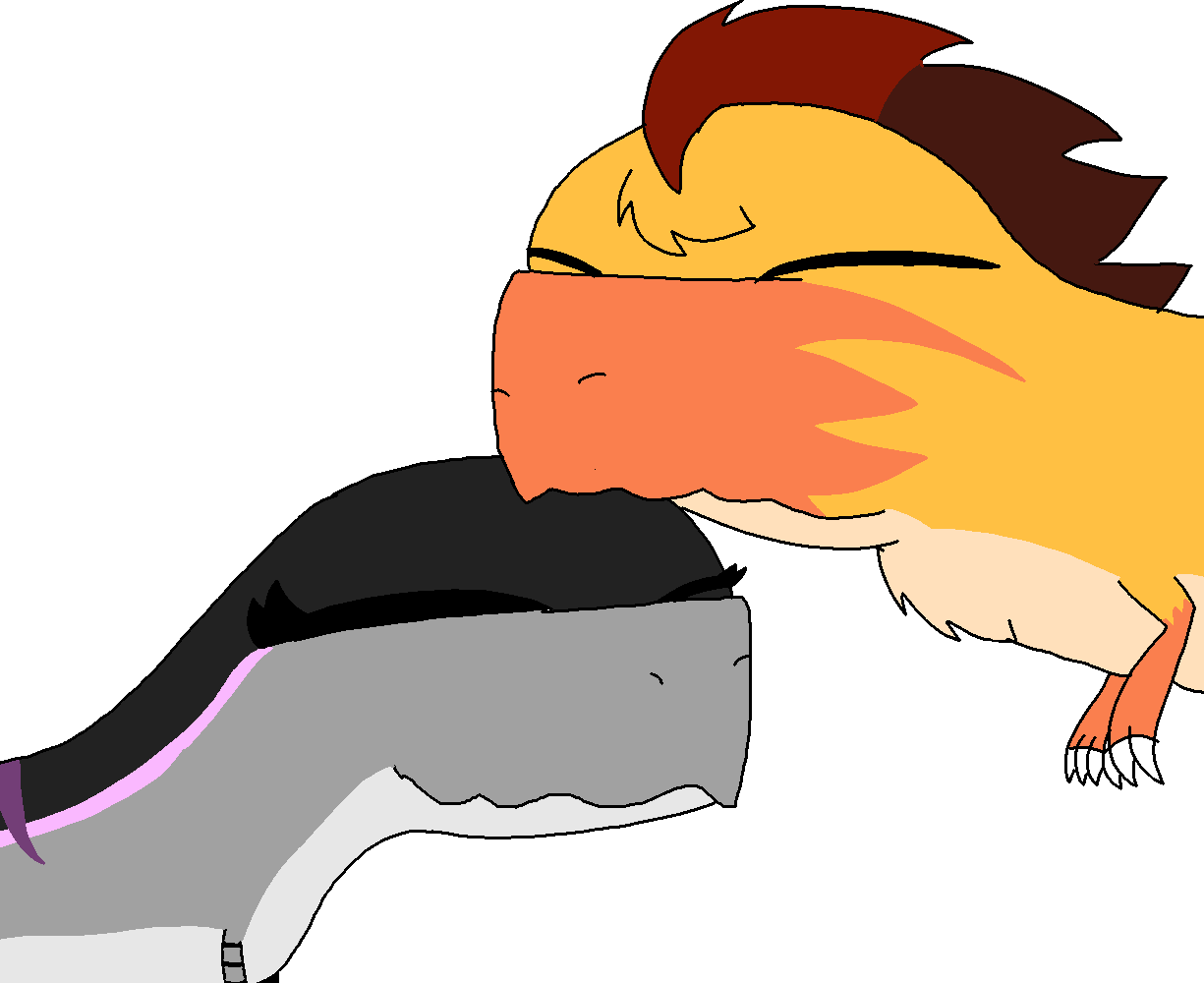 2 Raptor Friends Raptor love by DrakroSeawing on DeviantArt