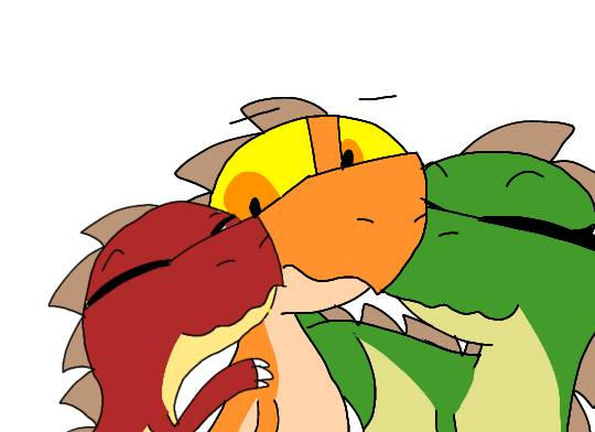 2 Raptor Friends Raptor love by DrakroSeawing on DeviantArt