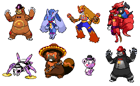 Pokemon All FNAF animatronics