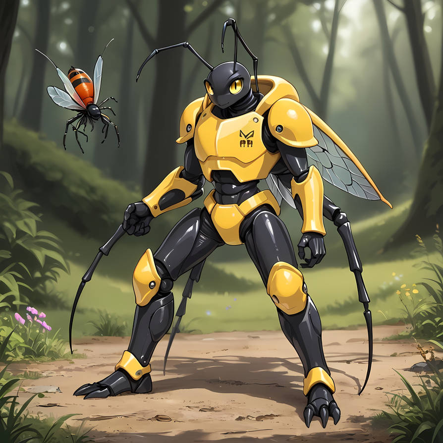 Insectoid Mecha-Knight by CharisApoikia on DeviantArt
