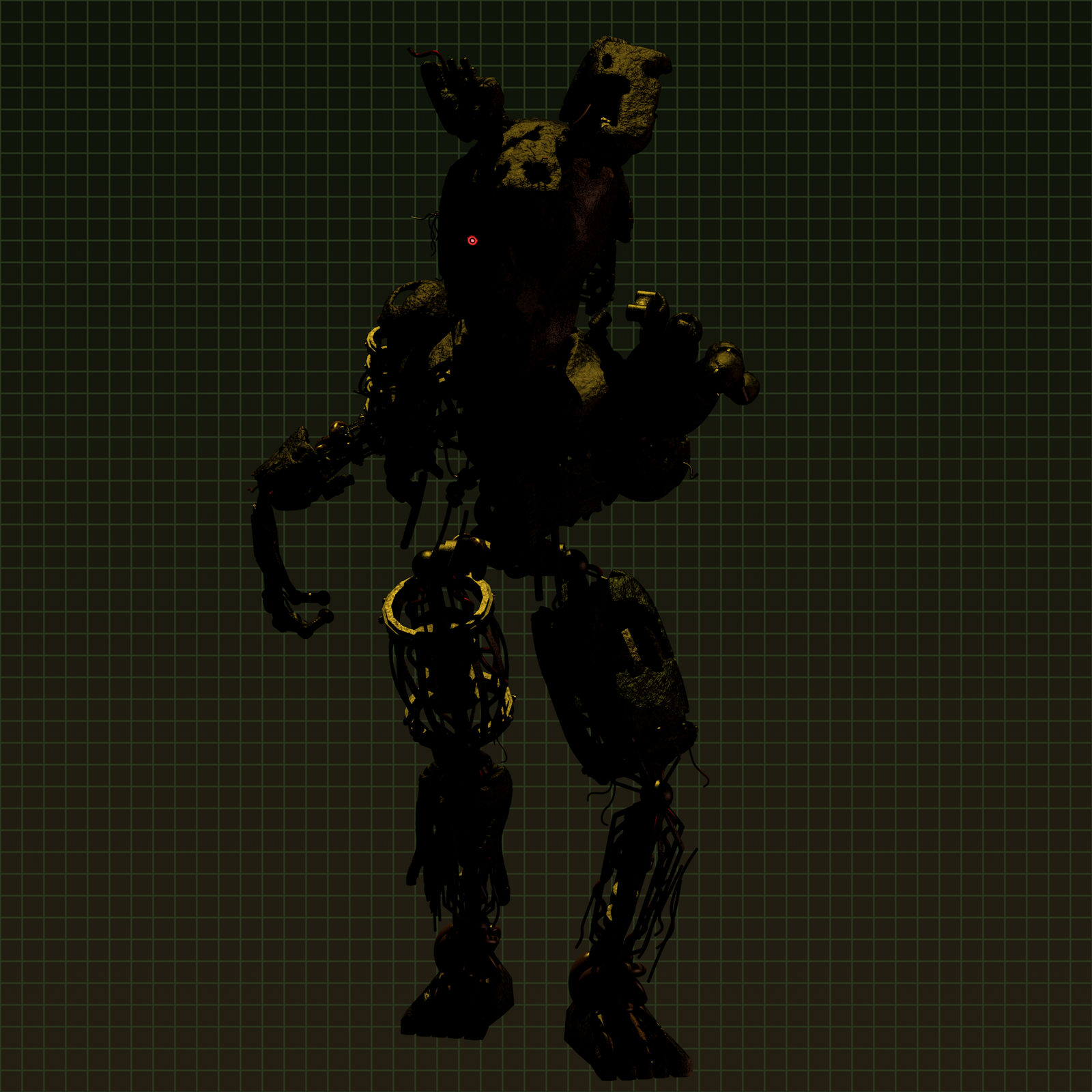 Ignited Springtrap C4D Ignited Springtrap by Madruzz on DeviantArt
