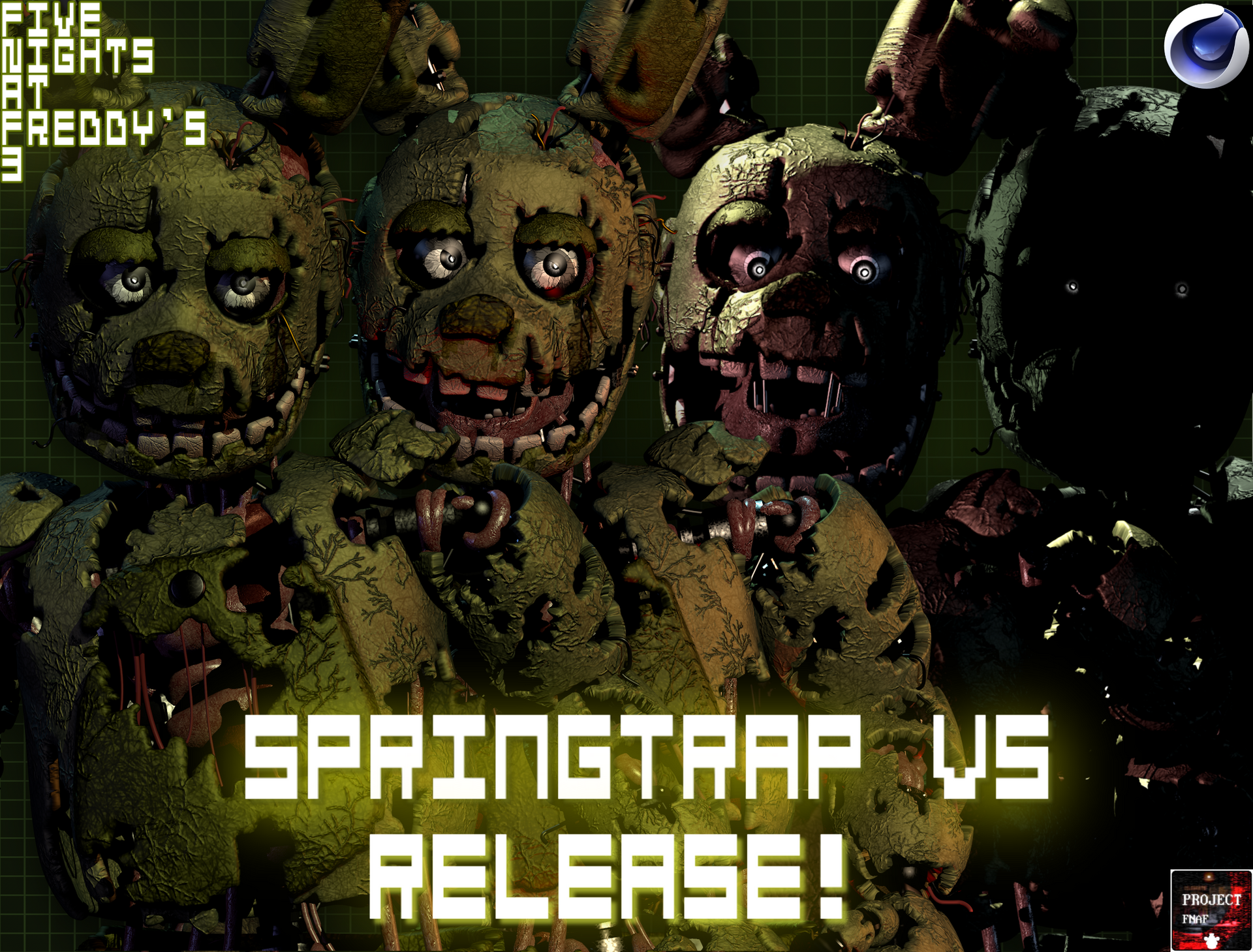 Tfc Springtrap (C4D) P.F Springtrap Release! by Madruzz on DeviantArt