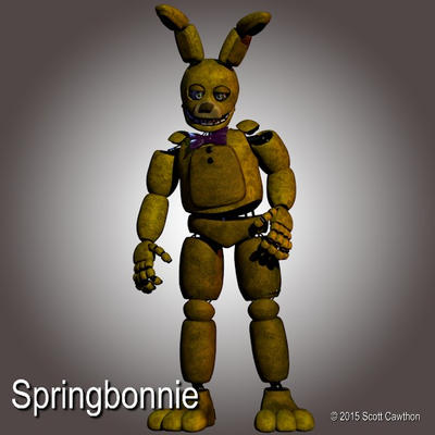 Spring Block Springbonnie Springbonnie - Render by Madruzz on DeviantArt